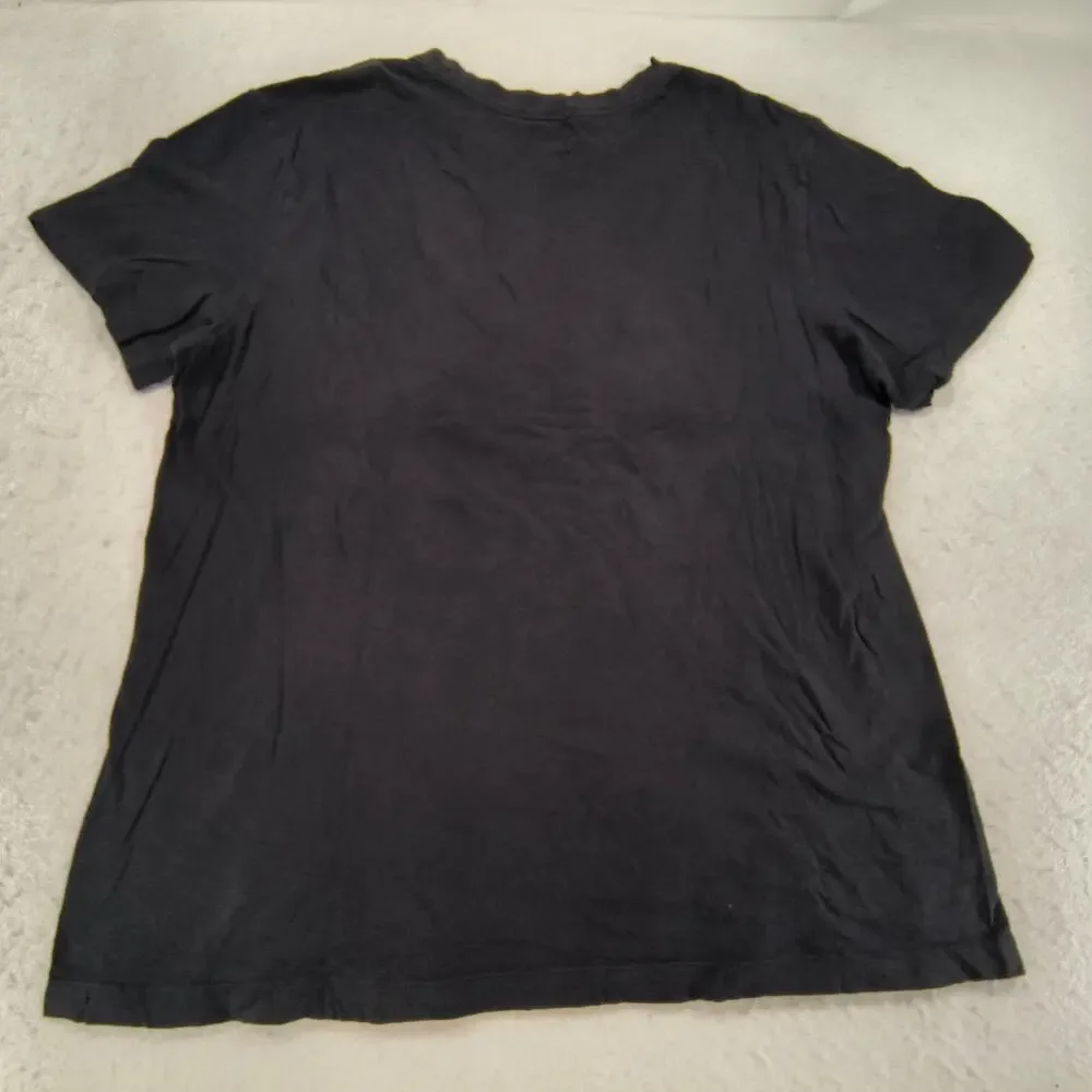 Nike Tee Just Do It Short Sleeve Casual Crew Neck Shirt Mens Size Large L Black